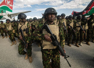 Llegan 230 polícias kenianos para la lucha contra los pandilleros