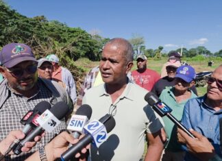 Tras ruptura del muro de contención en la parte baja del río Masacre, autoridades actúan de inmediato y agricultores agradecen respaldo