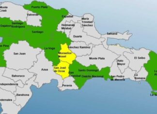 COE mantiene en alerta al Distrito Nacional y 11 provincias por vaguada
