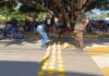 Alcaldía de Dajabón instala reductores de velocidad en la intersección Víctor Manuel Abreu con Beller para prevenir accidentes
