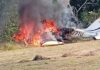 Accidente aéreo en Dajabón deja dos lesionados y aeronave destruida