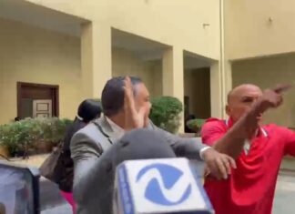 Comunicador pide disculpas tras agredir a víctima en audiencia del caso Jet Set