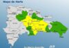 Aumentan a 15 las provincias y el DN en alertas por vaguada
