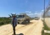 Agricultura continúa apoyando a productores con la reparación de caminos interparcelarios en la frontera.