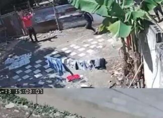 Video capta momento en que agentes policiales matan a hombre que tenía las manos en alto en La Vega
