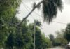 Fuertes lluvias provocan interrupciones eléctricas en varias comunidades de Dajabón