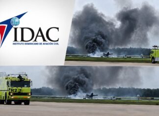 IDAC y CIAA investigan accidente de aeronave ejecutiva frente a La Romana