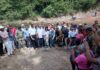 Ministros de Defensa y de Obras Públicas dejan iniciados los trabajos de construcción del puente sobre el río Artibonito en Guayajayuco