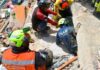 Ciudadanos inician rescate de personas atrapadas bajo los escombros tras terremoto en Colombia