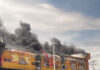 Incendio de gran magnitud afecta a L & R Comercial en autopista Las Américas