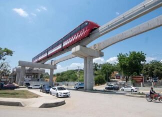 Monorriel de Santiago comenzará pruebas con trenes en octubre y abrirá antes de fin de año