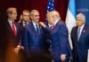 Trump califica a Abinader como "un gran hombre" y destaca labor de embajadora de EE. UU. en RD