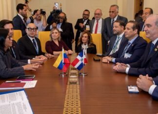 Abinader y Delcy Rodríguez conversan en Roma en medio del acercamiento entre RD y Venezuela