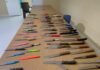 Más de 150 armas blancas han sido incautadas en operativos de seguridad en el mercado fronterizo de Dajabón